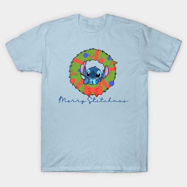 Merry Stitchmas! T-Shirt by meggbugs